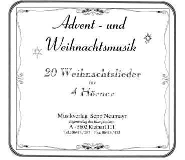 20 Advent- und Weihnachtslieder für 4 Hörner / Es / F